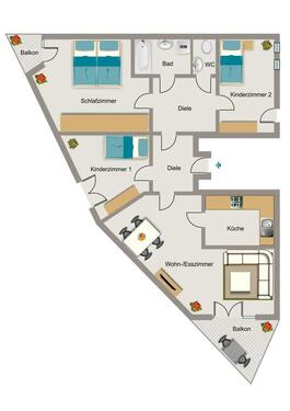 Foto - Etagenwohnung zur Miete in Gelsenkirchen
