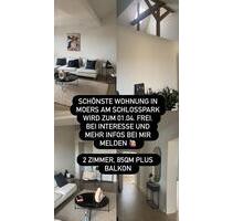 Wohnung 2 Zimmer Küche Bad 85qm2 plus Balkon in Moers