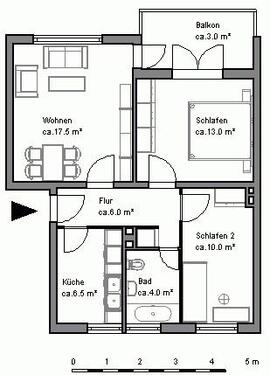 Foto - 3 Zimmer Etagenwohnung zur Miete in Hannover