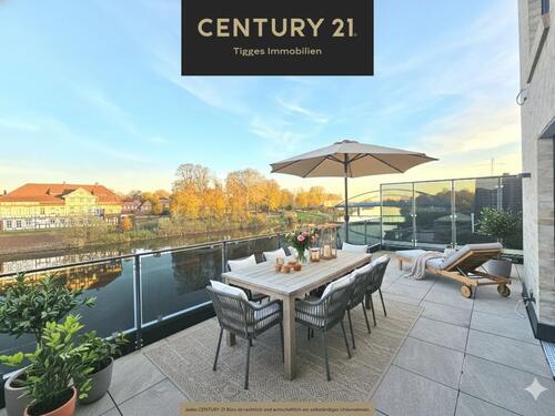 Foto - ** Luxuriöses Wohnen mit Weserblick – Erstbezug in moderner Maisonettewohnung **