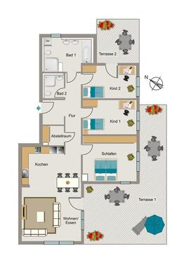 Foto - 4 Zimmer Etagenwohnung zur Miete in Bochum