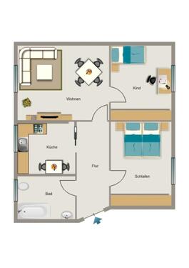 Foto - Etagenwohnung zur Miete in Recklinghausen