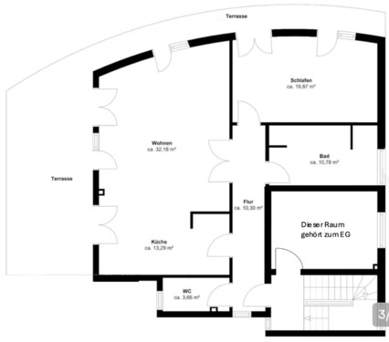Foto - 3 Zimmer Etagenwohnung in Dortmund