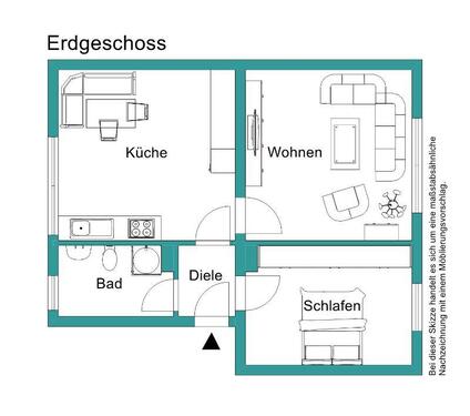 Foto - Etagenwohnung zur Miete in Marburg