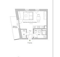 Moderne 1-Zimmer Wohnung mit Terrasse im Erdgeschoss - Leipzig