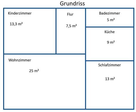 Foto - Dreizimmerwohnung - 600,00&nbsp;EUR Kaltmiete, ca.&nbsp; 73,00&nbsp;m&sup2;