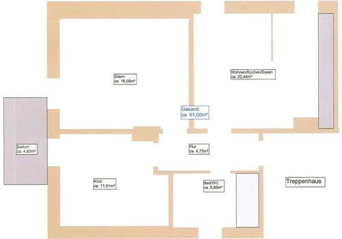 Foto - 2.5 Zimmer Dachgeschoßwohnung zum Kaufen in Regensburg