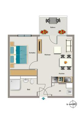 Foto - Etagenwohnung in Neuss