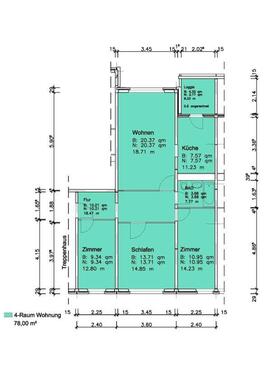 Foto - 4 Zimmer Etagenwohnung zur Miete in Stralsund
