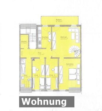 Foto - 4 Zimmer Maisonettenwohnung zur Miete in Zwickau