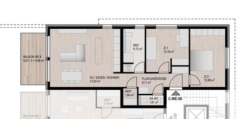 Foto - Etagenwohnung in Kulmbach zur Miete