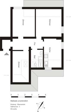 Foto - 2 Zimmer Etagenwohnung zur Miete in Duisburg