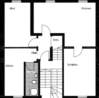 Foto - 3 Zi, 3. OG, renoviert, ruhig, hell, Nähe Wichlinghauser Markt