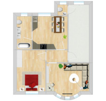 Erker Altbau Wohnung + 18m² überdachte Terrasse & Garten Solingen