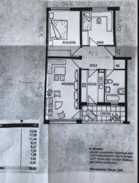 Foto - Nachmieter 3-Zimmer 78 m2 Loggia Lichterfelde Süd