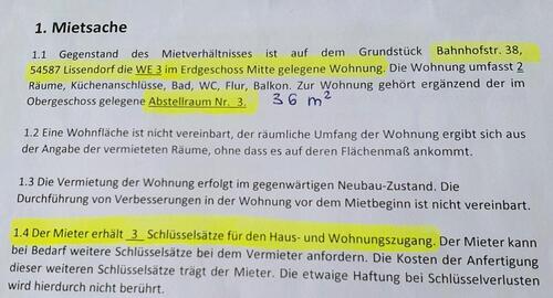 Foto - 1 Zimmer Erdgeschoßwohnung zur Miete in Lissendorf