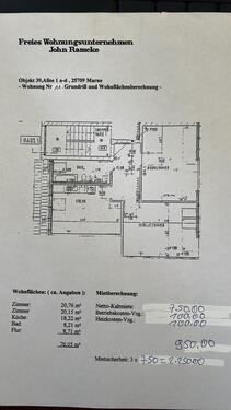 Foto - 1 Zimmer Etagenwohnung zur Miete in Kaltenkirchen