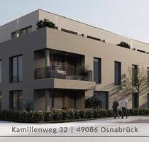 helle EG-Neubauwohnung mit überd. Terrasse (Erstbezug) - Osnabrück Gretesch