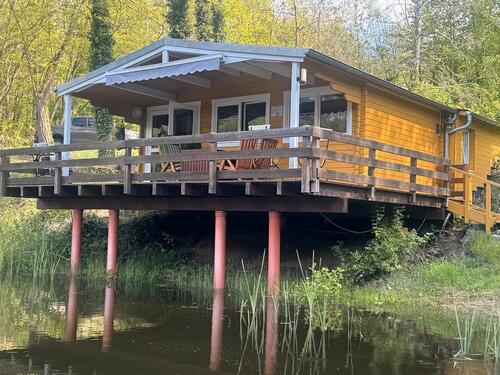Foto - Angeln.Relaxen.Hundeparadies - Bungalow direkt am See