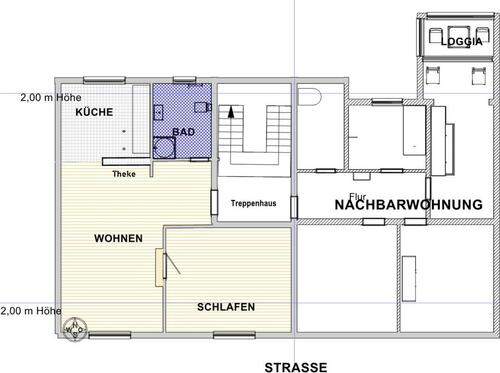 Foto - 2 Zimmer Etagenwohnung zur Miete in Duisburg