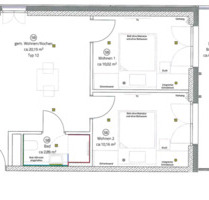 WG DÖRNBERG Campus | möbliertes Appartement mit EBK und 2 Balkonen - Regensburg Das Dörnberg