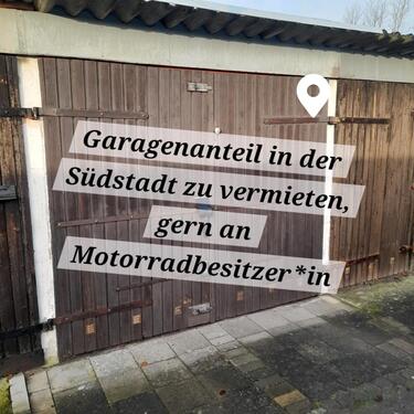 Foto - Garagenanteil (Südstadt) an Motorradbesitzer zu vermieten