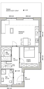 Foto - Wohnung, Einliegerwohnung - 1.100,00&nbsp;EUR Kaltmiete, ca.&nbsp; 100,00&nbsp;m&sup2;
