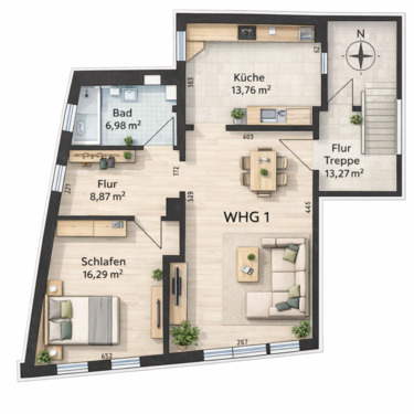 Foto - Erdgeschosswohnung zentral in Altenbeken