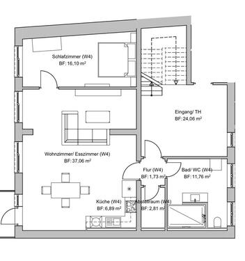 Foto - 2 Zimmer Etagenwohnung in Leinefelde-Worbis