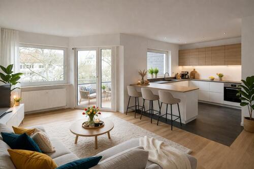 Foto - Moderne 2-ZKB mit Balkon, 60 qm, nahe Saarbrücker Schloss