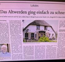 Ältestes ehem. Bauernhaus unter Reet im Storchendorf - Bergenhusen