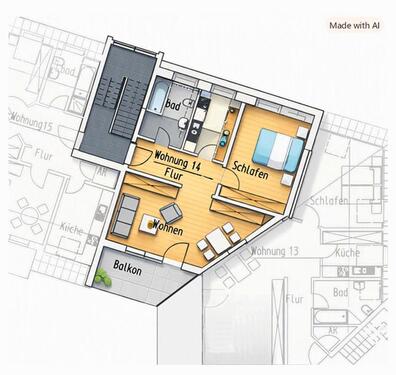 Foto - 2 Zimmer Etagenwohnung in Speichersdorf