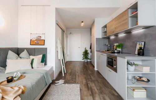 Foto - Modernes Studioapartment • Skylineblick • Tiefgaragenstellplatz