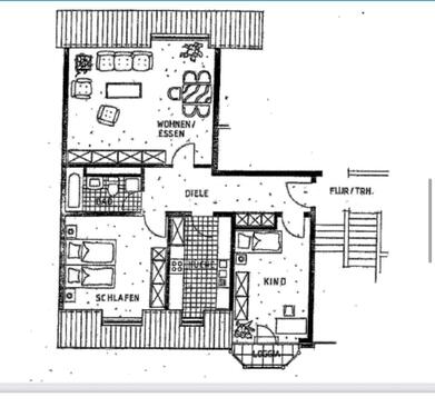 Foto - 3 Zimmer Dachgeschoßwohnung zur Miete in Köln
