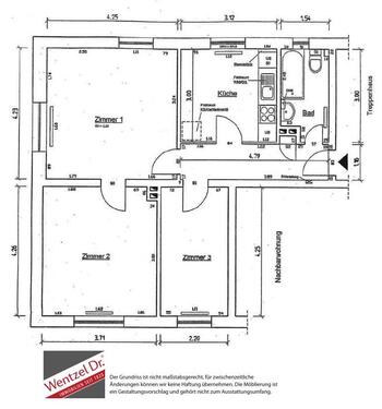 Foto - 2.5 Zimmer Etagenwohnung zur Miete in Ahrensburg