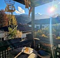Zentrale 3 Zi Wohnung, ruhig mit genialem Ausblick, hohen Decken - Garmisch-Partenkirchen Breitenau