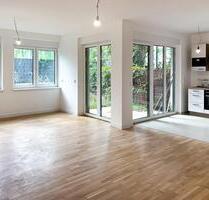 Helle Neubauwohnung mit zwei Terrassen im Erdgeschoss - Magdeburg Leipziger Straße
