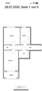 Foto - Nachmieter 2 Zimmer 60qm mit WBS- 2 Personen- ABSCHLAG 500€