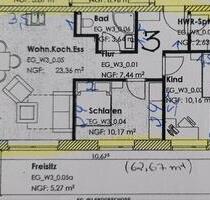 Erdgeschoss Wohnung mit WBS - 638,00 EUR Kaltmiete, in Gifhorn (PLZ: 38518)