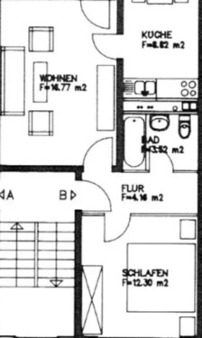 Foto - 2 Zimmer Etagenwohnung zur Miete in Schwerin