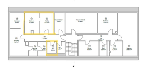 Foto - 1-Zimmer Wohnung Vorderer Westen- Dörnbergstraße (Whg.17)