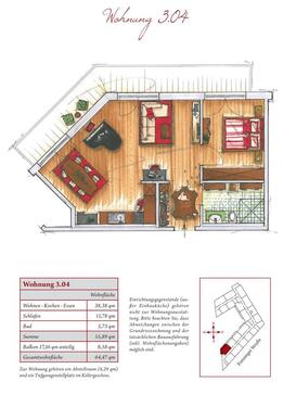 Foto - Etagenwohnung zur Miete in Dachau