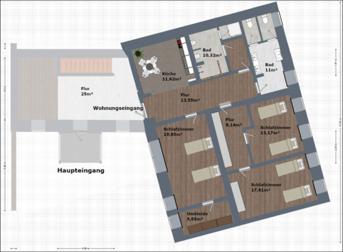 Foto - 3.5 Zimmer Erdgeschoßwohnung in Hamm (Sieg)