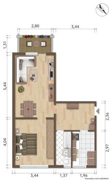 Foto - 2 Zimmer Etagenwohnung zur Miete in Hoyerswerda