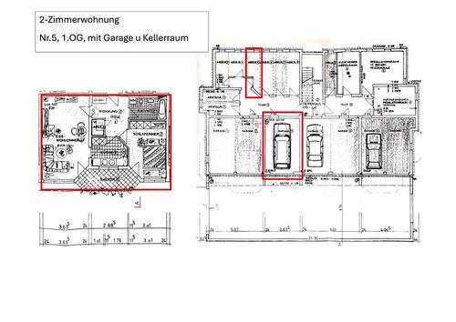 Foto - Zentrale 2-Zimmerwohnung mit Balkon, 1. OG, Crailsheim-Kreuzberg