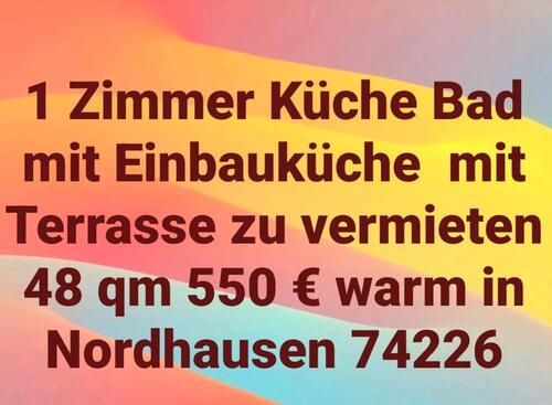 Foto - 1 ZKB Terrasse und Einbauküche zu vermieten