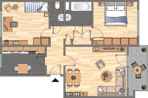 Foto - 3 Zimmer Erdgeschoßwohnung in Weißenthurm