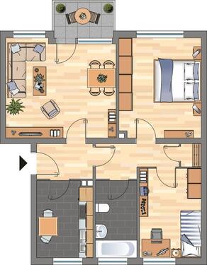 Foto - 3 Zimmer Etagenwohnung zur Miete in Weißenthurm