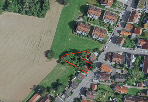 Foto - Grundstück mit Weitblick am Ortsrand von Maichingen