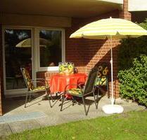 Erdgeschoss-FeWo mit Sielgrundstück, Angelsteg, Hund erlaubt - Dornum